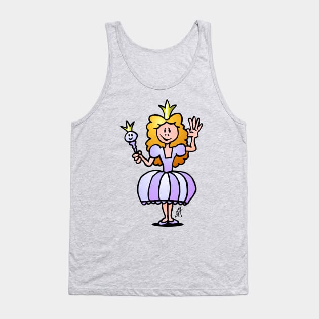 Princess Tank Top by Cardvibes